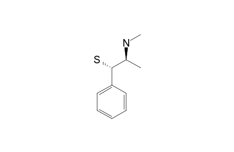 2-(Methylamino)-1-phenylpropan-1-thiol, (threo)