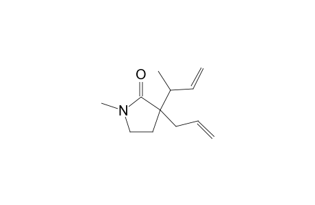 1-Methyl-3-(but-3'-en-2'-yl)-3-(prop-2'-en-1'-yl)pyrrolidin-2-one