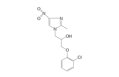 alpha-[(o-CHLOROPHENOXY)METHYL]-2-METHYL-4-NITROIMIDAZOLE-1-ETHANOL