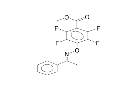 ACETOPHENONOXIME, O-4-METHOXYCARBONYLTETRAFLUOROPHENYL ETHER