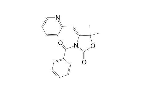 (Z)-3-Benzoyl-5,5-dimethyl-4-(pyridin-2-ylmethylene)-oxazolidin-2-one