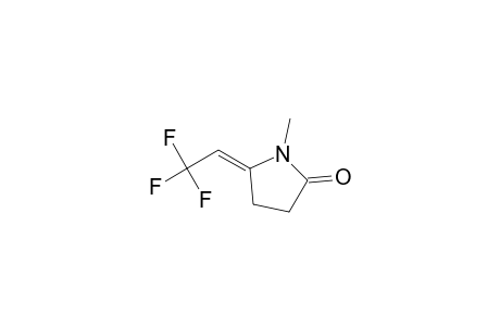 2-Pyrrolidinone, 1-methyl-5-(2,2,2-trifluoroethylidene)-
