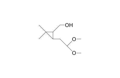 cis-3-(2-Dimethoxy-ethyl)-2,2-dimethyl-1-cyclopropanemethanol