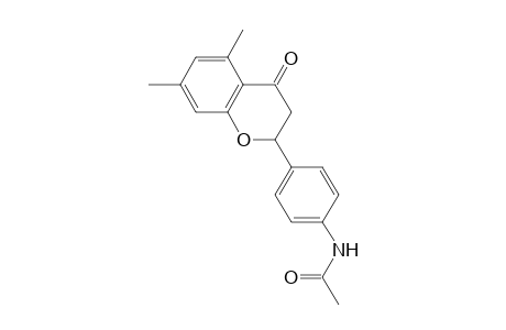 4'-Acetoamino-5,7-dimethylflavanone