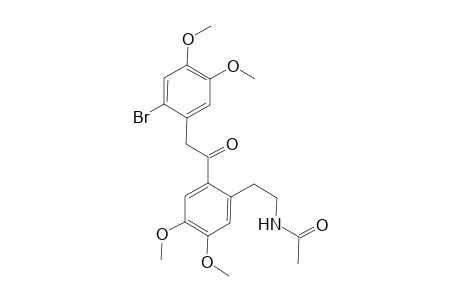 N-{2-[2-(2-Bromo-4,5-dimethoxyphenyl)acetyl]-4,5-dimethoxyphenylethyl}acetamide