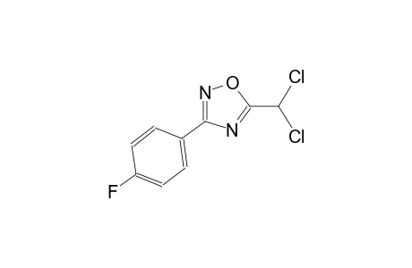 5-(dichloromethyl)-3-(4-fluorophenyl)-1,2,4-oxadiazole