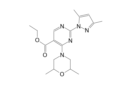 ethyl 4-(2,6-dimethyl-4-morpholinyl)-2-(3,5-dimethyl-1H-pyrazol-1-yl)-5-pyrimidinecarboxylate