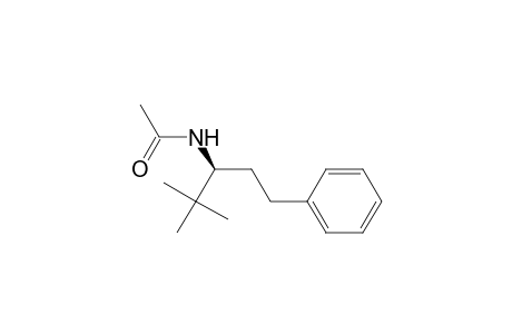 (S)-N-Acetyl-3-amino-5-phenyl-2,2-dimethylpentane