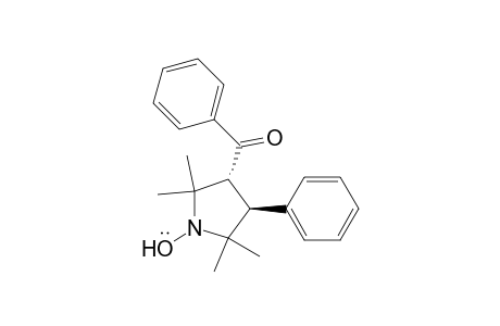 1-Pyrrolidinyloxy, 3-benzoyl-2,2,5,5-tetramethyl-4-phenyl-, trans-