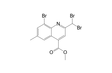 Methyl 8-bromo-2-(dibromomethyl)-6-methylquinoline-4-carboxylate