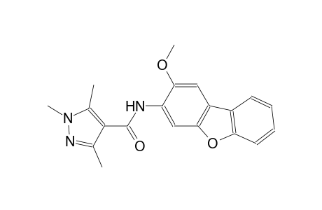 N-(2-methoxydibenzo[b,d]furan-3-yl)-1,3,5-trimethyl-1H-pyrazole-4-carboxamide