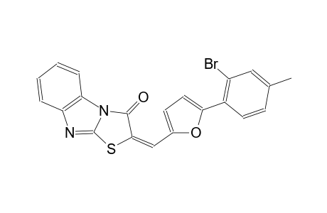 (2E)-2-{[5-(2-bromo-4-methylphenyl)-2-furyl]methylene}[1,3]thiazolo[3,2-a]benzimidazol-3(2H)-one