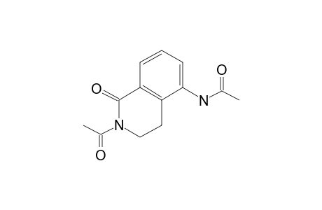 5-Amino-3,4-dihydroisoquinolin-1(2H)-one, N,N'-diacetyl-