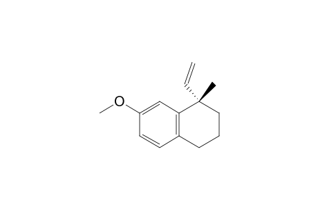 (1S)-7-methoxy-1-methyl-1-vinyl-tetralin