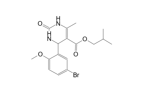 5-pyrimidinecarboxylic acid, 4-(5-bromo-2-methoxyphenyl)-1,2,3,4-tetrahydro-6-methyl-2-oxo-, 2-methylpropyl ester