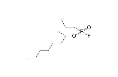 Propylphosphonic acid, fluoroanhydride, 1-methylheptyl ester
