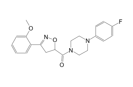 piperazine, 1-[[4,5-dihydro-3-(2-methoxyphenyl)-5-isoxazolyl]carbonyl]-4-(4-fluorophenyl)-