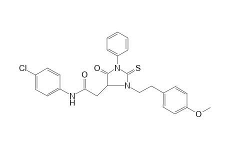 4-imidazolidineacetamide, N-(4-chlorophenyl)-3-[2-(4-methoxyphenyl)ethyl]-5-oxo-1-phenyl-2-thioxo-