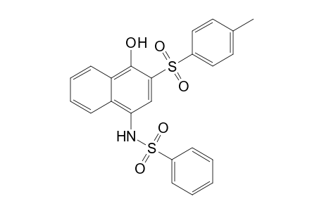N-(4-hydroxy-3-tosyl-1-naphthyl)benzenesulfonamide