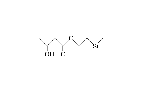 3-Hydroxy-butanoic acid, 2-(trimethylsilyl)-ethyl ester