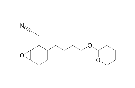 {3-[4'-(Tetrahydro-2"-pyranyloxy)butyl]-7-oxabicyclo[4.1.0]hept-2-ylidene}acetonitrile