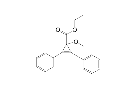 2-Cyclopropene-1-carboxylic acid, 1-methoxy-2,3-diphenyl-, ethyl ester
