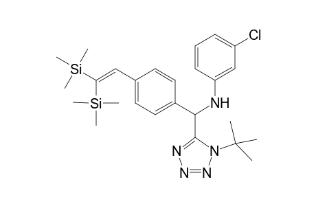 N-{[4-(2,2-Bis(trimethylsilyl)ethenyl)phenyl](1-tert-butyl-1Htetrazol-5-yl)methyl}3-chloroaniline
