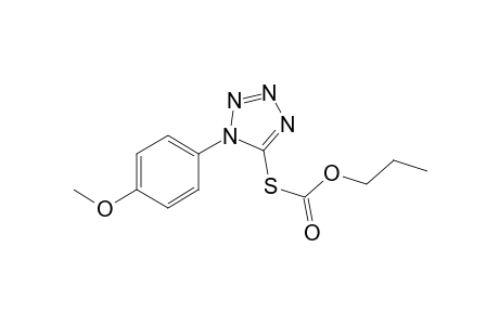 Carbonothioic acid, S-[1-(4-methoxyphenyl)-1H-tetrazol-5-yl]O-propyl ester