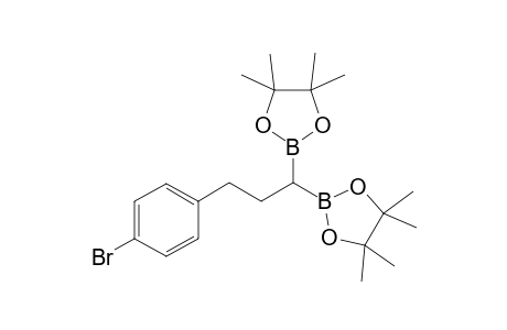 2,2'-(3-(4-bromophenyl)propane-1,1-diyl)bis(4,4,5,5-tetrameth yl-1,3,2-dioxaborolane)