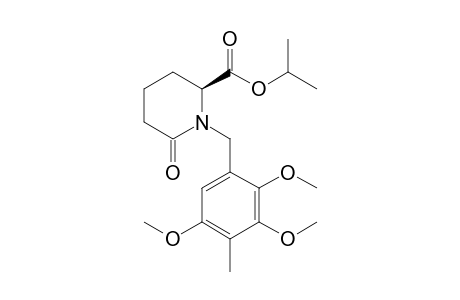 (S)-(+)-N-[(2,3,5-trimethoxy-4-methylphenyl)methyl]-6-isopropyloxycarbonyl-2-piperidone