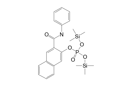 3-(Anilinocarbonyl)-2-naphthyl dihydrogen phosphate, 2tms