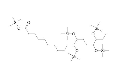 Octadecanoic acid, 11,12,15,16-tetrakis[(trimethylsilyl)oxy]-, trimethylsilyl ester