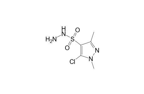 5-chloro-1,3-dimethylpyrazole-4-sulfonic acid, hydrazide