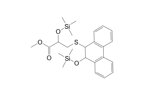 2-trimethylsiloxy-S-(9'-trimethylsiloxy-9',10'-dihydro-10'-phenanthryl)-3-mercaptopropanoic acid methyl ester
