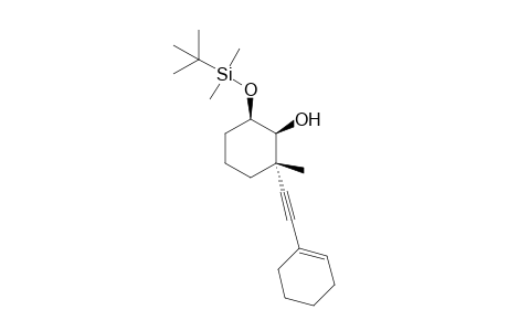6-((tert-Butyldimethylsilyl)oxy)-2-(cyclohex-1-en-1-ylethynyl)-2-methylcyclohexanol