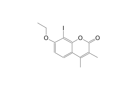 7-ethoxy-8-iodo-3,4-dimethyl-2H-chromen-2-one