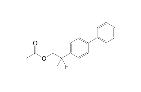 2-(4-Biphenylyl)-2-fluoropropyl acetate