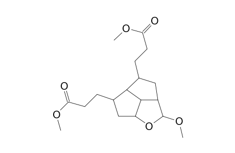 2H-Pentaleno[1,6-bc]furan-4,5-dipropanoic acid, octahydro-2-methoxy-, dimethyl ester, (2.alpha.,2a.alpha.,4.beta.,4a.alpha.,5.alpha.,6a.alpha.,6b.alpha.)-