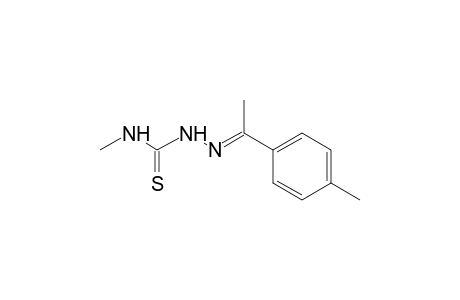 1-(alpha,p-dimethylbenzylidene)-4-methyl-3-thiosemicarbazide