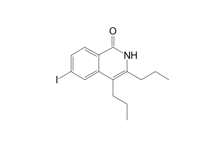 6-Iodo-3,4-di-n-propylisoquinolin-1(2H)-one