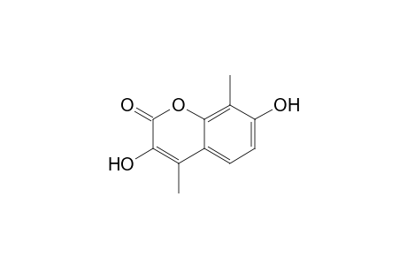 3,7-Dihydroxy-4,8-dimethyl-2H-chromen-2-one