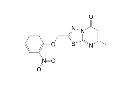 7-methyl-2-(2-nitrophenoxymethyl)-[1,3,4]thiadiazolo[3,2-a]pyrimidin-5-one