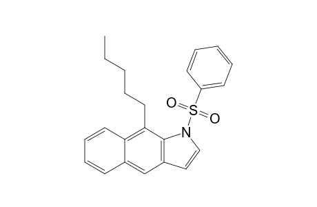 9-Pentyl-1-phenylsulfonylbenz[f]indole