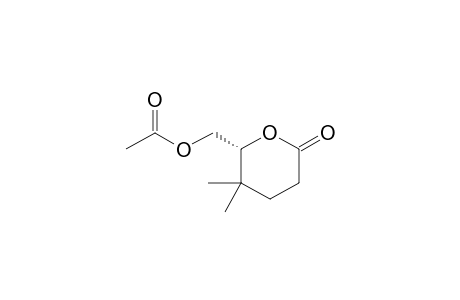 [(2R)-3,3-dimethyl-6-oxidanylidene-oxan-2-yl]methyl ethanoate
