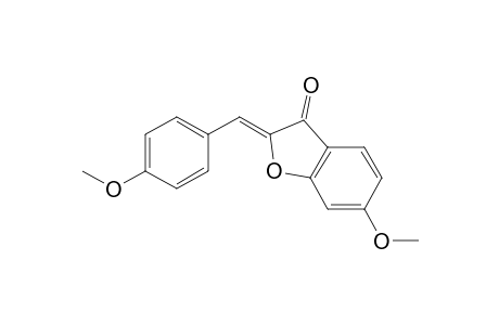 (2Z)-6-methoxy-2-(4-methoxybenzylidene)-1-benzofuran-3(2H)-one