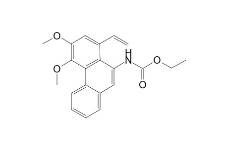 10-N-Carbethoxy-3,4-dimethoxy-1-phenanthrenylethene