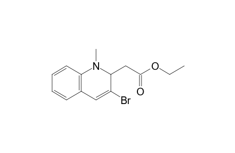 2-(3-bromo-1-methyl-2H-quinolin-2-yl)acetic acid ethyl ester