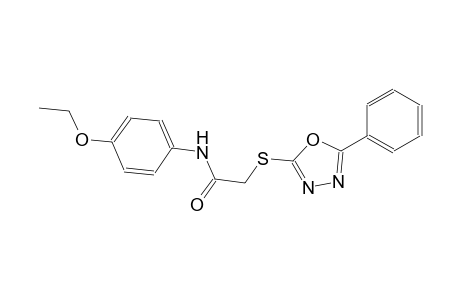 N-(4-ethoxyphenyl)-2-[(5-phenyl-1,3,4-oxadiazol-2-yl)sulfanyl]acetamide