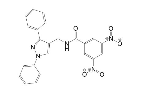 N-[(1,3-diphenyl-1H-pyrazol-4-yl)methyl]-3,5-dinitrobenzamide