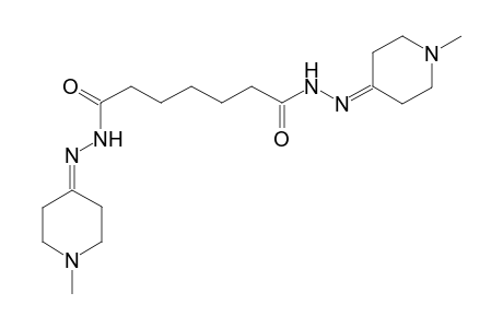 N'~1~,N'~7~-bis(1-methyl-4-piperidinylidene)heptanedihydrazide